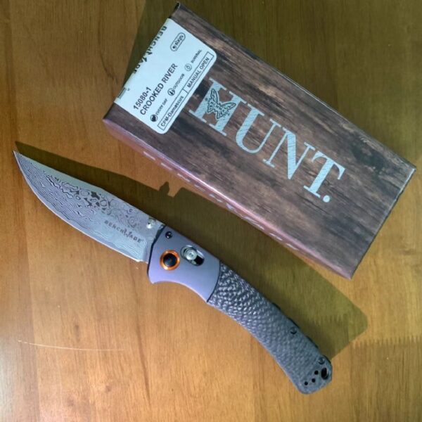 Benchmade 15080-1 Crooked River – Carbon Fiber Handle