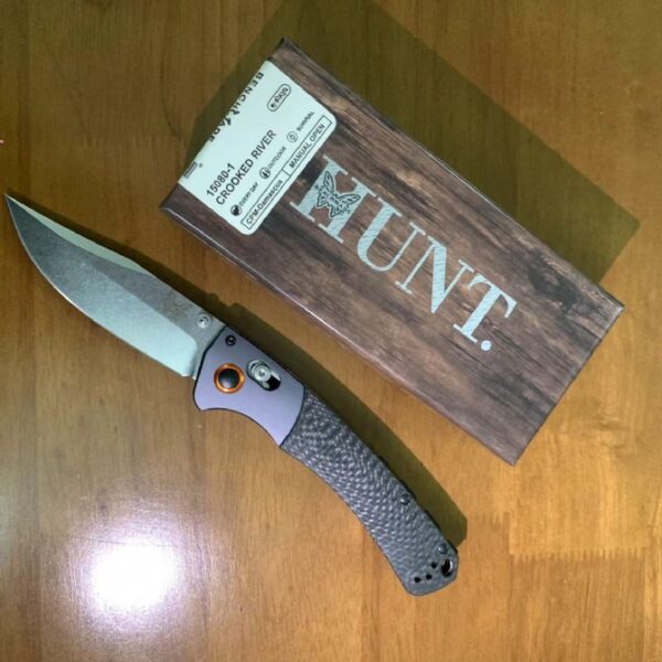Benchmade 15080-1 Crooked River – Carbon Fiber Handle