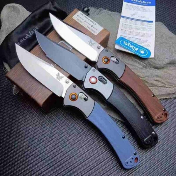 Benchmade 15080-1 Crooked River – G10 & Wood Handle