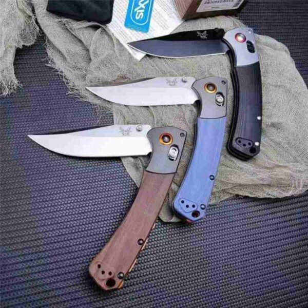 Benchmade 15080-1 Crooked River – G10 & Wood Handle