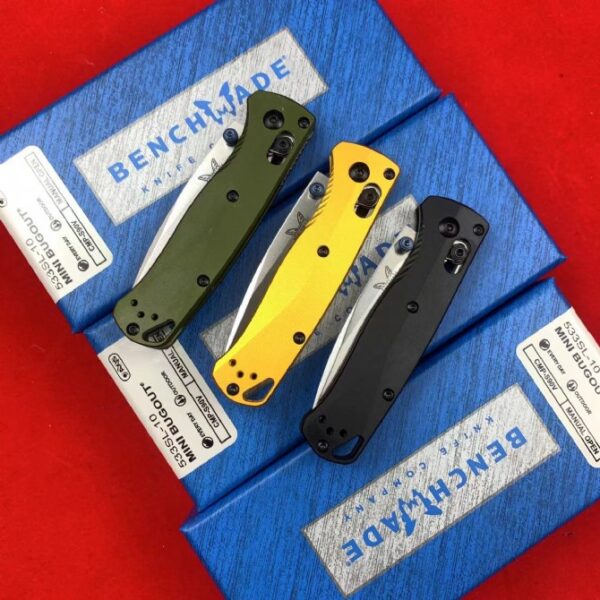 Benchmade 533SL-10 Mini Bugout – Aluminum Handle, AXIS Lock