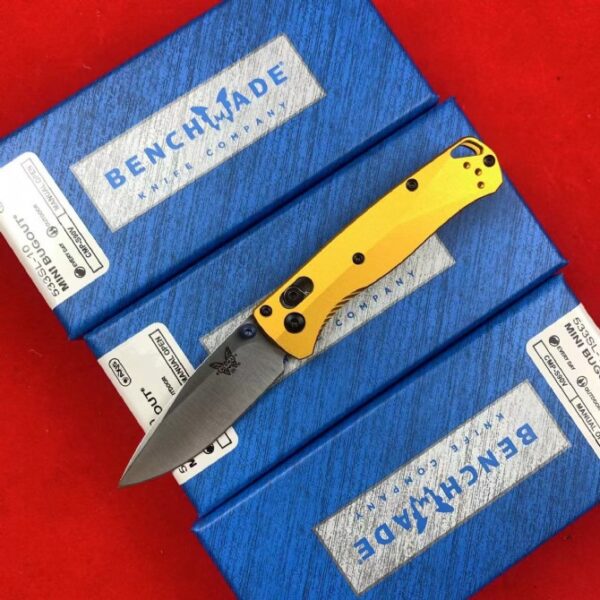 Benchmade 533SL-10 Mini Bugout – Aluminum Handle, AXIS Lock