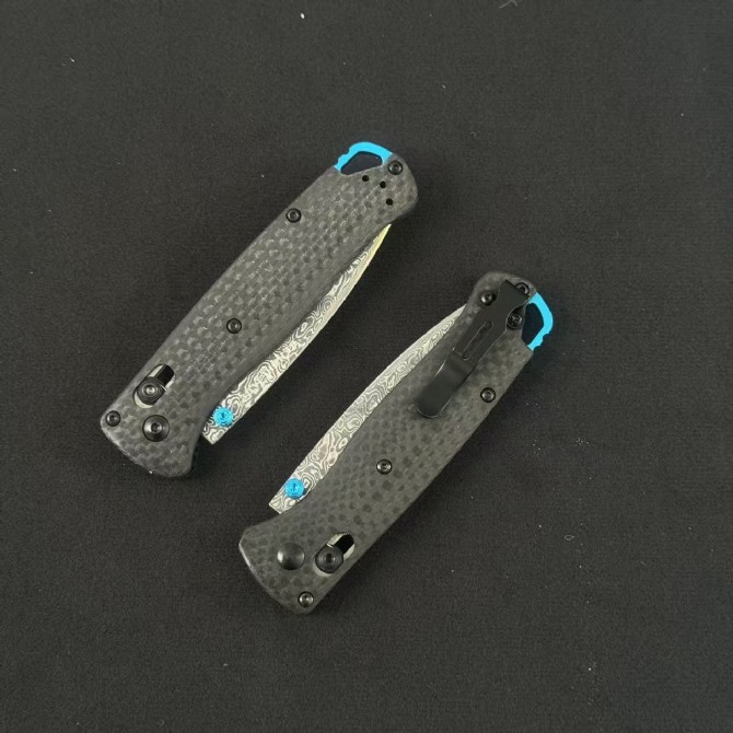 Benchmade 535-3 Bugout – Carbon Fiber Handle, Damascus Blade - Image 5