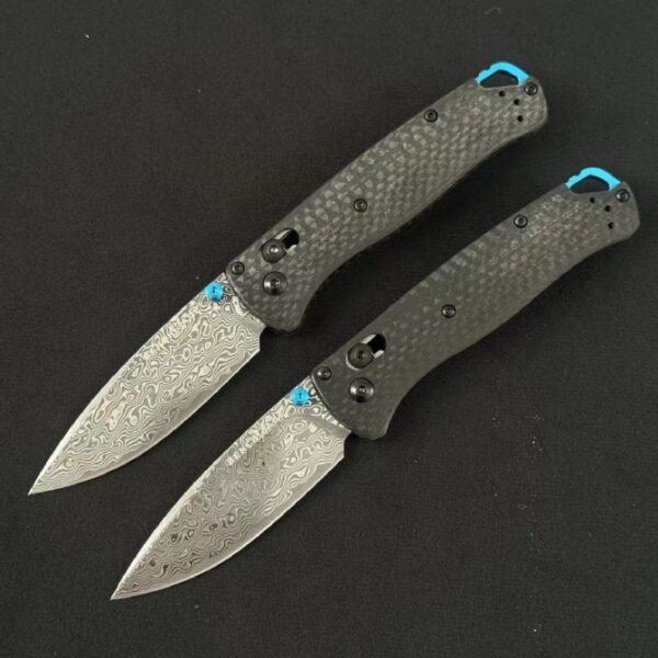 Benchmade 535-3 Bugout – Carbon Fiber Handle, Damascus Blade