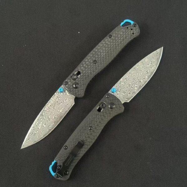 Benchmade 535-3 Bugout – Carbon Fiber Handle, Damascus Blade