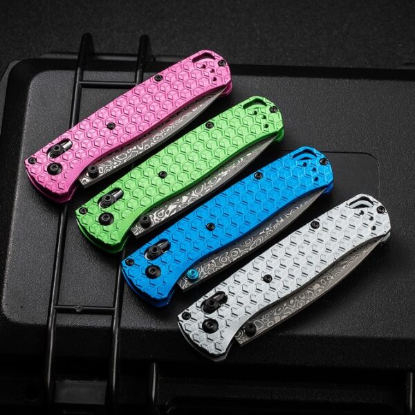 Benchmade 535 Bugout – Damascus Blade,T6061 Handle