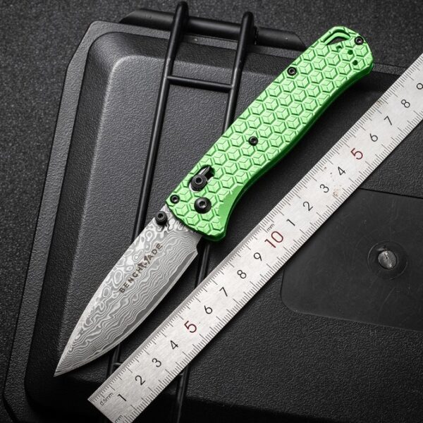 Benchmade 535 Bugout – Damascus Blade,T6061 Handle