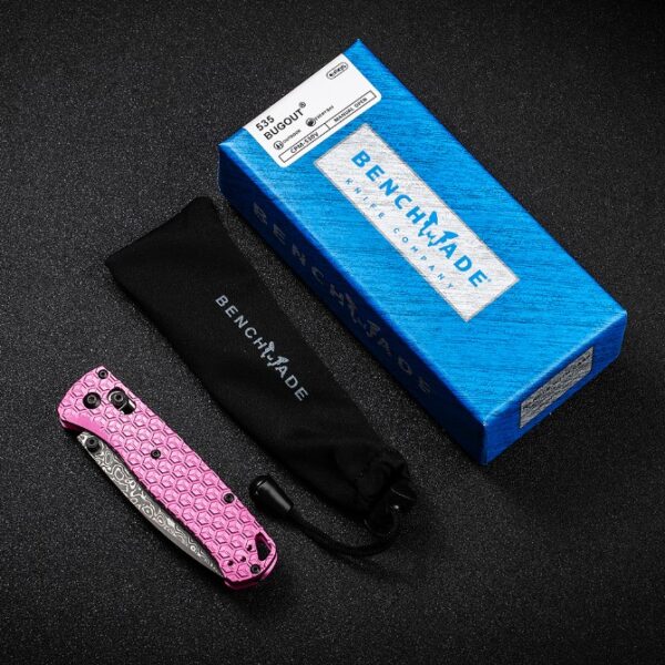 Benchmade 535 Bugout – Damascus Blade,T6061 Handle