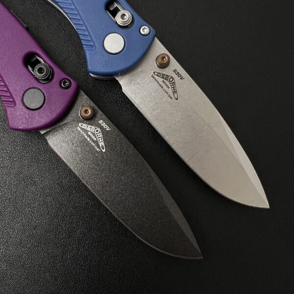 Benchmade 585 Mini Barrage Folding Knife – CF-Elite Handle (Automatic)