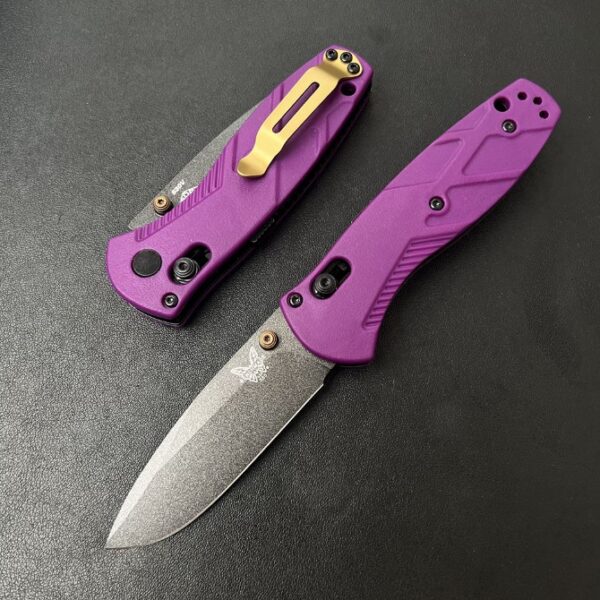 Benchmade 585 Mini Barrage Folding Knife – CF-Elite Handle (Automatic)