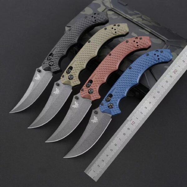 Benchmade 865 Mini Bedlam Tactical Folding Knife – G10 Handle