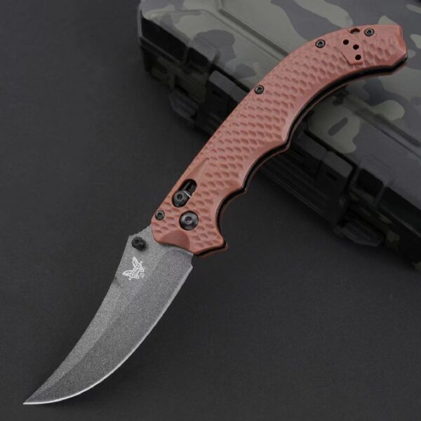 Benchmade 865 Mini Bedlam Tactical Folding Knife – G10 Handle