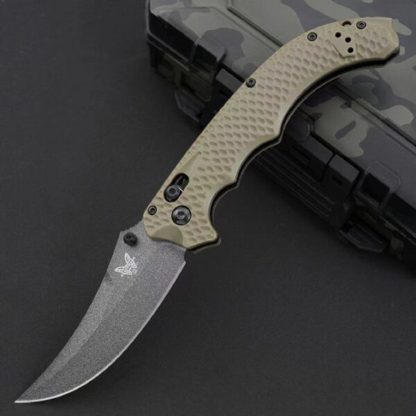 Benchmade 865 Mini Bedlam Tactical Folding Knife – G10 Handle
