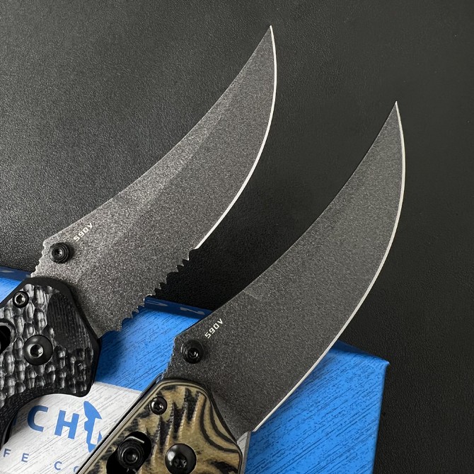 Benchmade BM865 Mini Bedlam Tactical Folding Knife, G10 Handle - Image 7