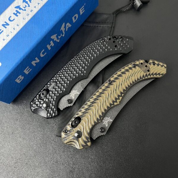 Benchmade BM865 Mini Bedlam Tactical Folding Knife, G10 Handle