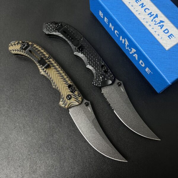 Benchmade BM865 Mini Bedlam Tactical Folding Knife, G10 Handle