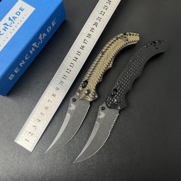 Benchmade BM865 Mini Bedlam Tactical Folding Knife, G10 Handle