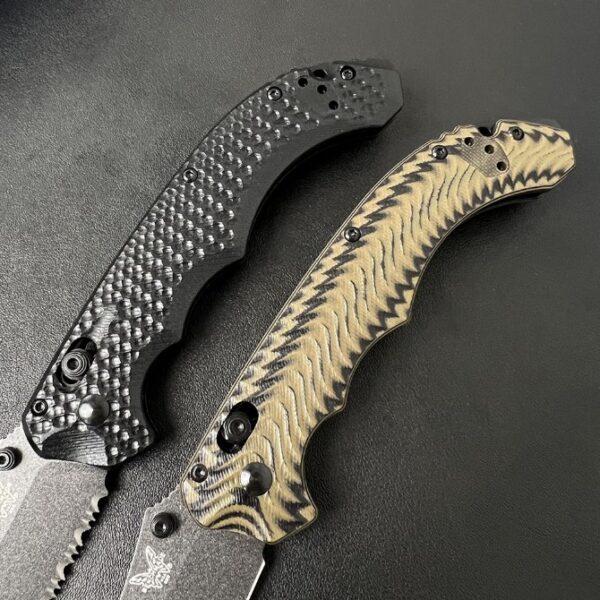 Benchmade BM865 Mini Bedlam Tactical Folding Knife, G10 Handle