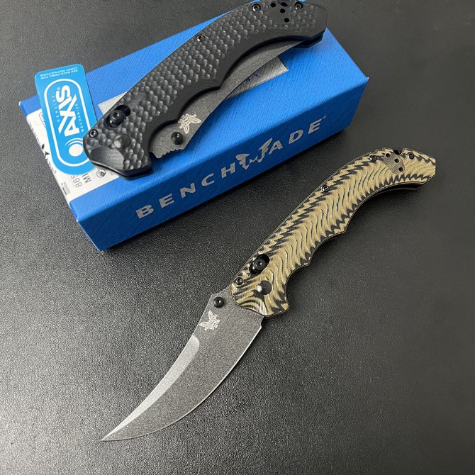 Benchmade BM865 Mini Bedlam Tactical Folding Knife, G10 Handle - Image 4