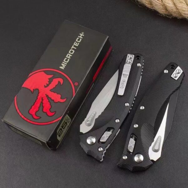 Microtech Amphibian Folding Knife – Aluminum Handle