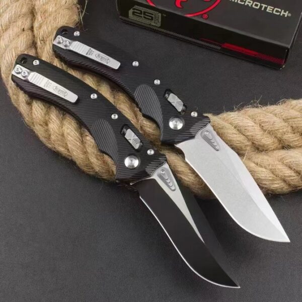 Microtech Amphibian Folding Knife – Aluminum Handle