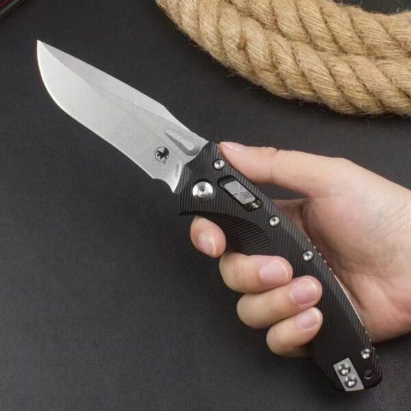 Microtech Amphibian Folding Knife – Aluminum Handle