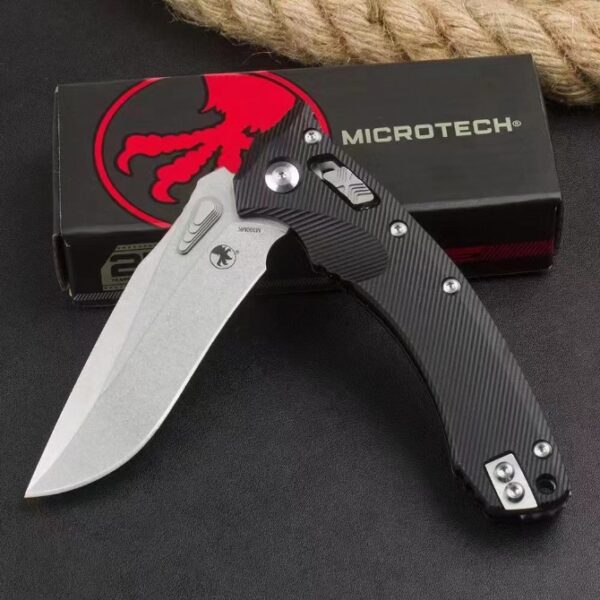 Microtech Amphibian Folding Knife – Aluminum Handle