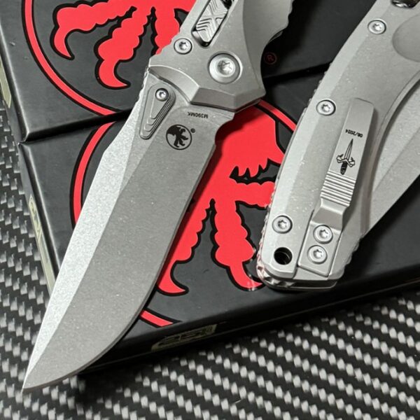 Microtech Amphibian Folding Knife – Titanium Version