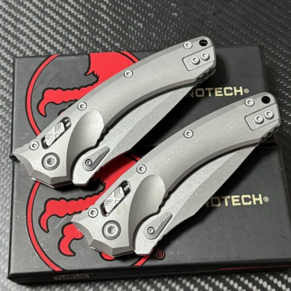 Microtech Amphibian Folding Knife – Titanium Version