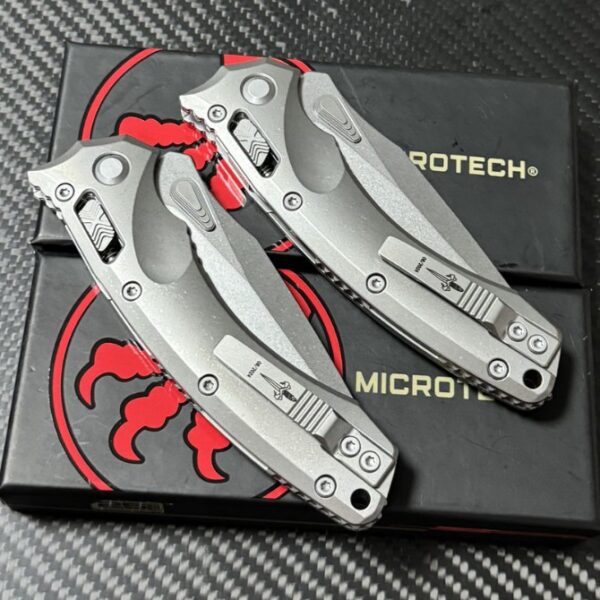 Microtech Amphibian Folding Knife – Titanium Version