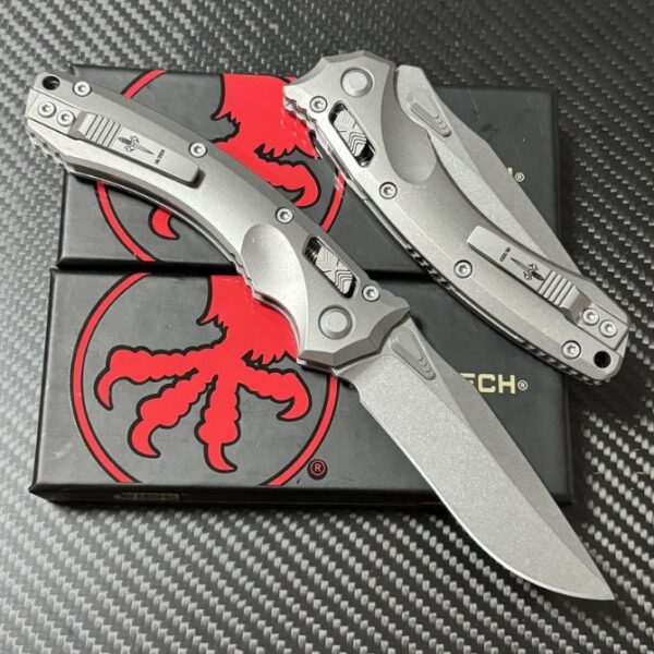Microtech Amphibian Folding Knife – Titanium Version