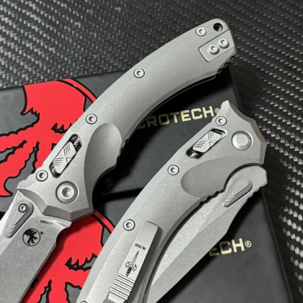Microtech Amphibian Folding Knife – Titanium Version