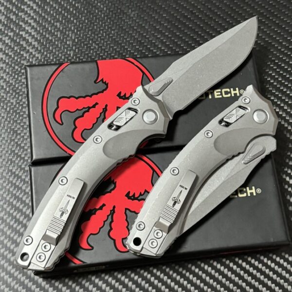 Microtech Amphibian Folding Knife – Titanium Version