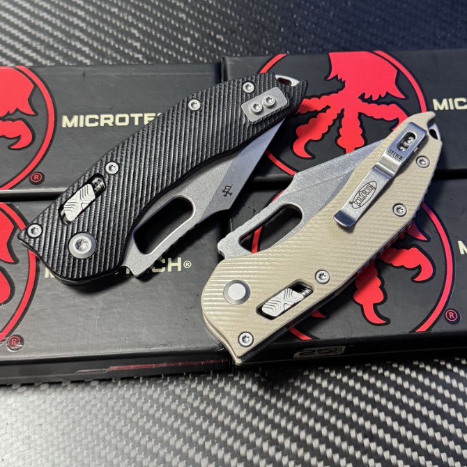 Microtech Dark Needle – G10 Handle - Image 5