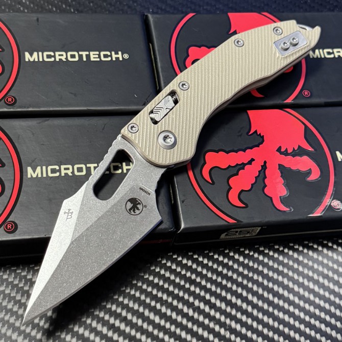 Microtech Dark Needle – G10 Handle - Image 7