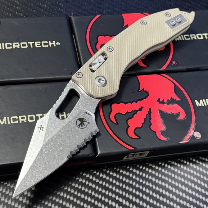 Microtech Dark Needle – G10 Handle - Image 9
