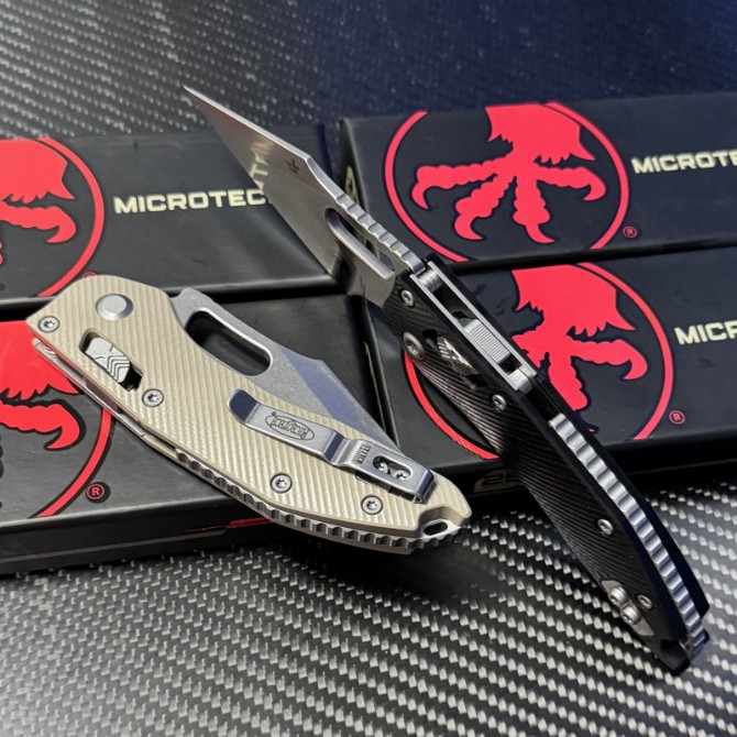 Microtech Dark Needle – G10 Handle - Image 2