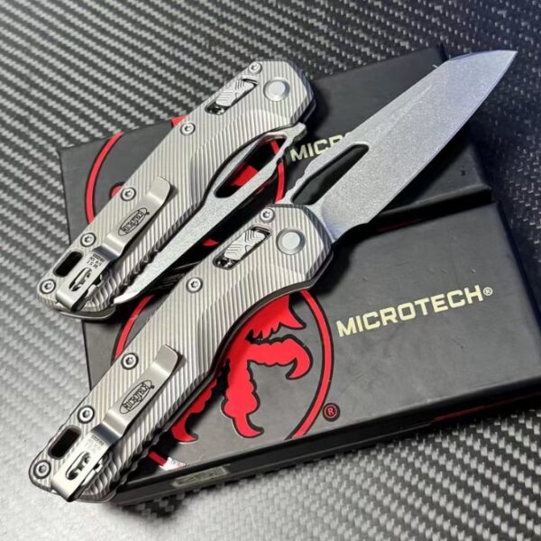 Microtech MSI Folding Knife – Titanium Handle