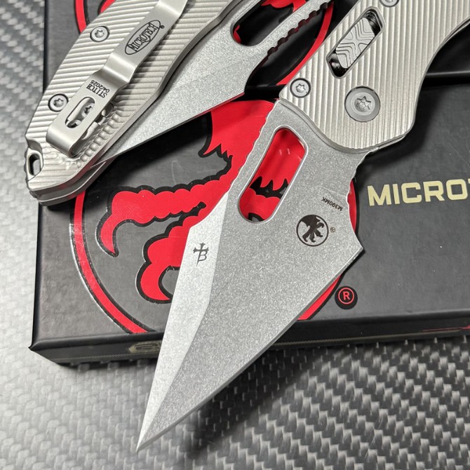 Microtech Stitch – Titanium Handle - Image 2