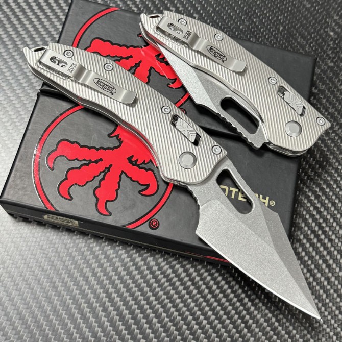 Microtech Stitch – Titanium Handle - Image 5