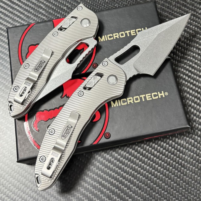 Microtech Stitch – Titanium Handle - Image 6