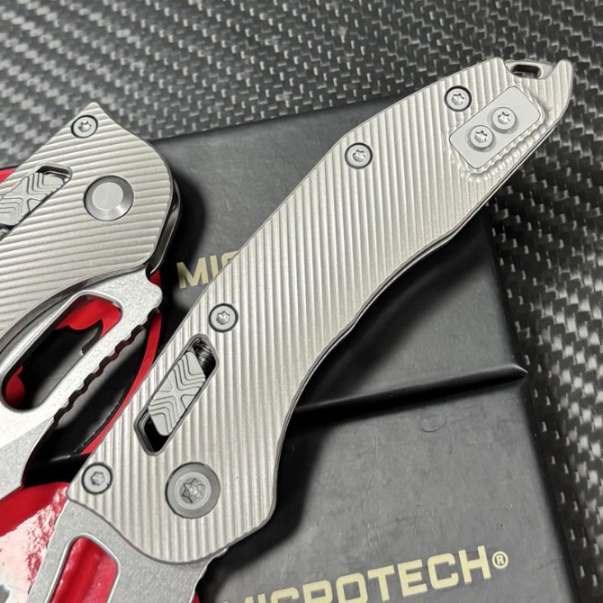 Microtech Stitch – Titanium Handle - Image 7