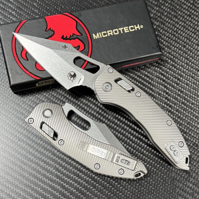 Microtech Stitch – Titanium Handle - Image 9