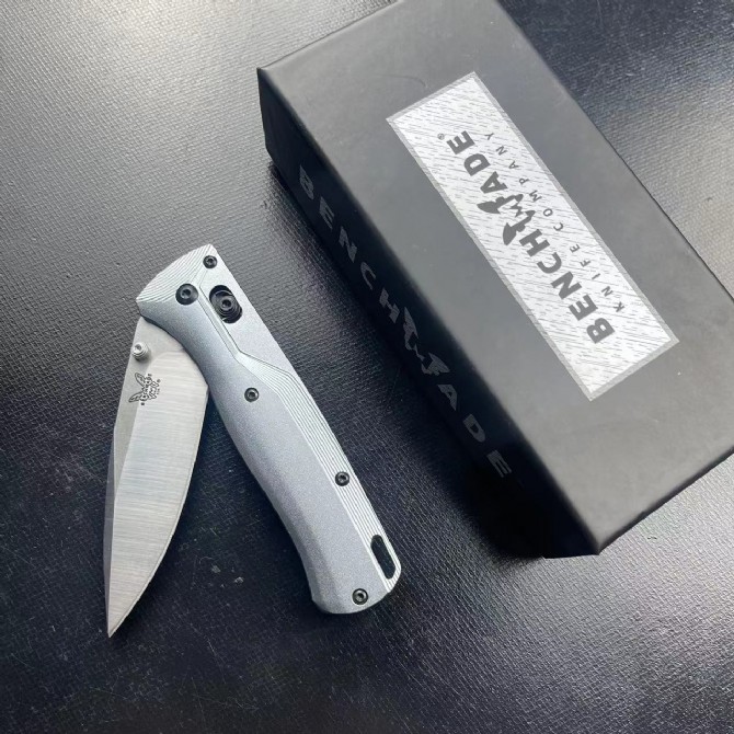 Benchmade 535 Bugout – Gray Aluminum Handle - Image 4
