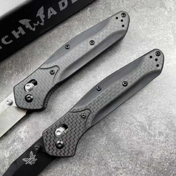 Benchmade 940 Osborne – Carbon Fiber–Style Handle