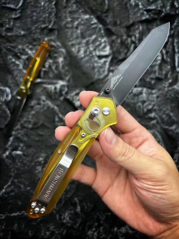 Benchmade 940 Osborne – Custom Clear Handle, AXIS Lock
