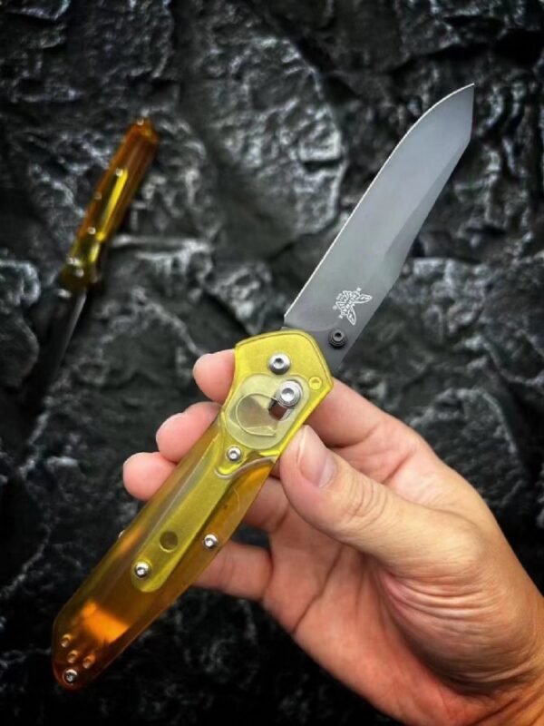 Benchmade 940 Osborne – Custom Clear Handle, AXIS Lock