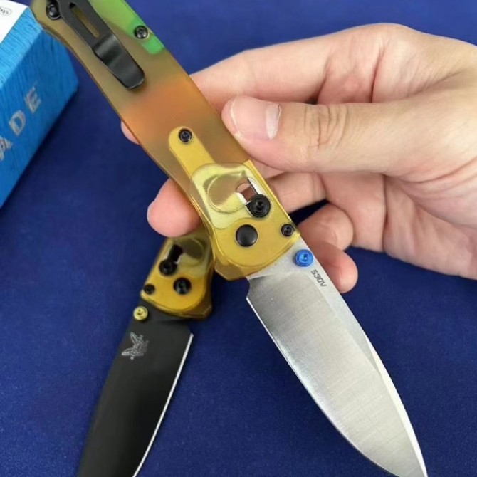 Benchmade 535-3 Bugout – Clear PEI Handle - Image 6