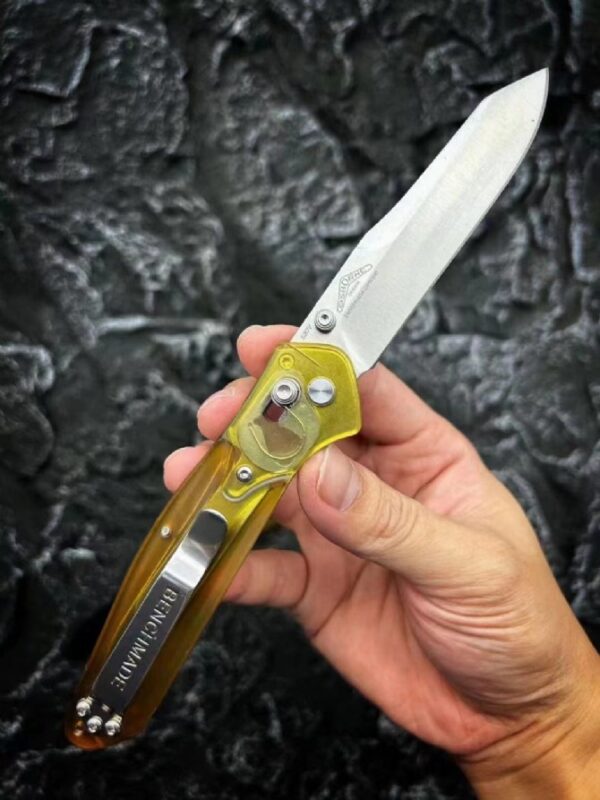 Benchmade 940 Osborne – Custom Clear Handle, AXIS Lock