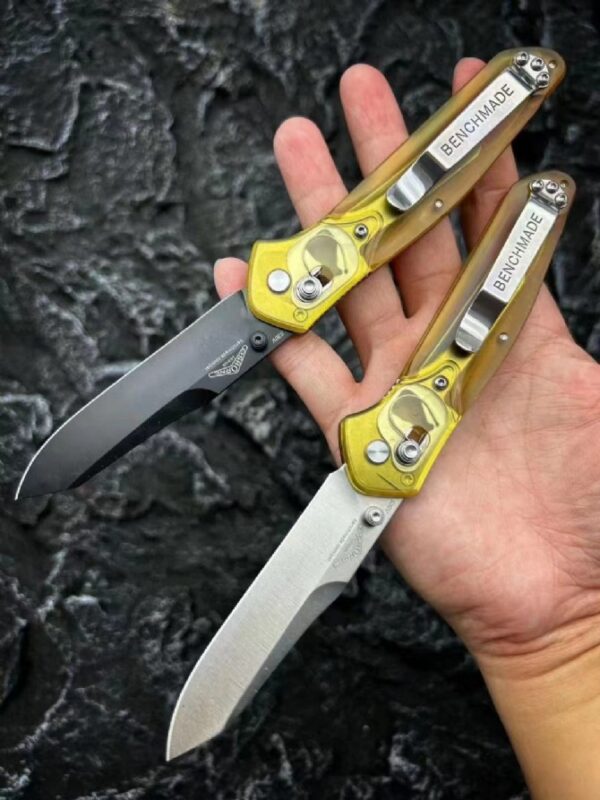 Benchmade 940 Osborne – Custom Clear Handle, AXIS Lock